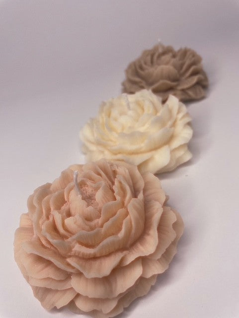 Bougie décorative Pivoine